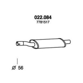 Mittelschalldämpfer 022.084
