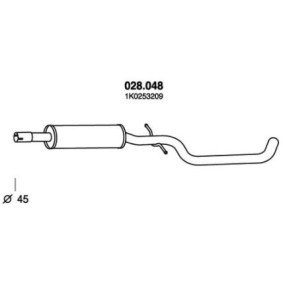 Mittelschalldämpfer 028.048 von PEDOL günstig für 66,58 € online kaufen
