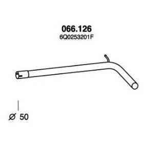 Abgasrohr 066.126