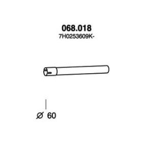 Abgasrohr 068.018