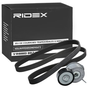 Achetez des Jeu de courroies trapézoïdales à nervures RIDEX 542R0739 à prix pour 45,95 €