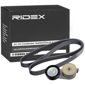 Achetez des Jeu de courroies trapézoïdales à nervures RIDEX 542R0752 à prix pour 44,23 €