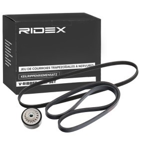 Achetez des Jeu de courroies trapézoïdales à nervures RIDEX 542R0759 à prix pour 47,76 €