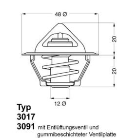 Kühlwasserthermostat von WAHLER