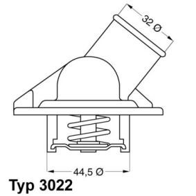 Achetez des Thermostat d'eau WAHLER 3022.87D à prix pour 39,11 €