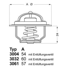 Achetez des Thermostat d'eau WAHLER 3032.88 à prix pour 12,60 €