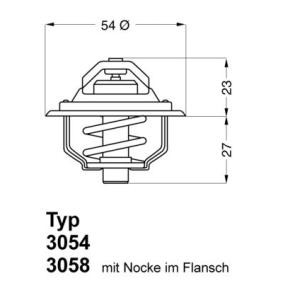 Achetez des Thermostat d'eau WAHLER 3054.87D50 à prix pour 14,51 €
