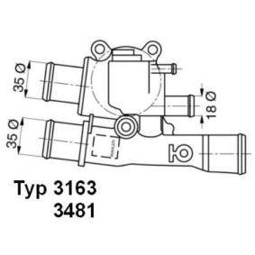 Achetez des Thermostat d'eau WAHLER 3163.88D à prix pour 72,34 €