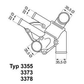 Achetez des Thermostat d'eau WAHLER 3373.80D à prix pour 62,40 €