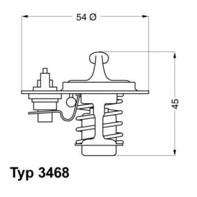 Achetez des Thermostat d'eau WAHLER 3468.88D à prix pour 35,85 €