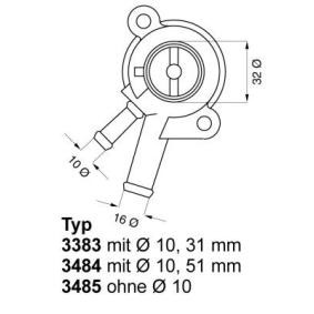 Kühlwasserthermostat von WAHLER