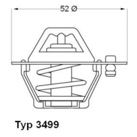 Achetez des Thermostat d'eau WAHLER 3499.82D à prix pour 32,44 €