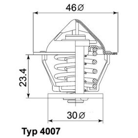 Kühlwasserthermostat 4007.80D von WAHLER günstig für 34,00 € online kaufen