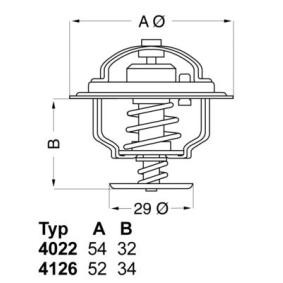 Achetez des Thermostat d'eau WAHLER 4022.82D à prix pour 17,69 €