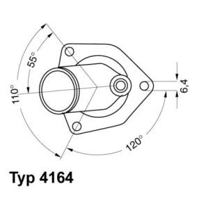Achetez des Thermostat d'eau WAHLER 4164.92D à prix pour 29,24 €