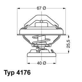 Kühlwasserthermostat für SSANGYONG von WAHLER