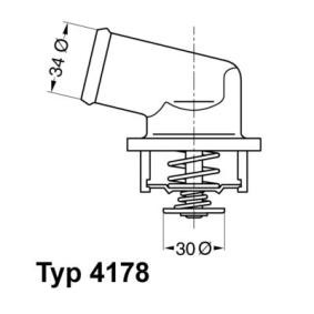 Achetez des Thermostat d'eau WAHLER 4178.92D à prix pour 25,25 €