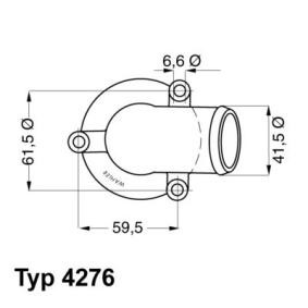 Kühlwasserthermostat für SSANGYONG von WAHLER