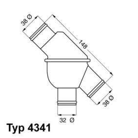 Achetez des Thermostat d'eau WAHLER 4341.80 à prix pour 65,35 €