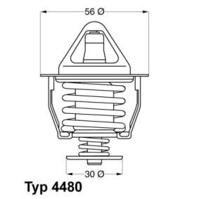 Achetez des Thermostat d'eau WAHLER 4480.82D à prix pour 42,91 €