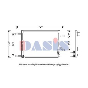 Achetez des Radiateur du moteur AKS DASIS 010270N à prix pour 130,78 €