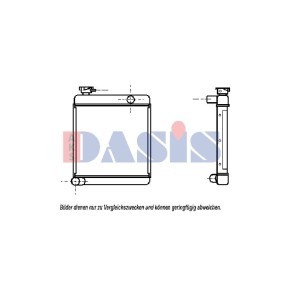 Achetez des Radiateur du moteur AKS DASIS 020018N à prix pour 185,18 €