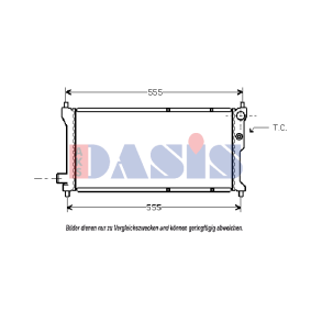 Acquista Radiatore motore da AKS DASIS 020220N a buon mercato per soli 80,16 €