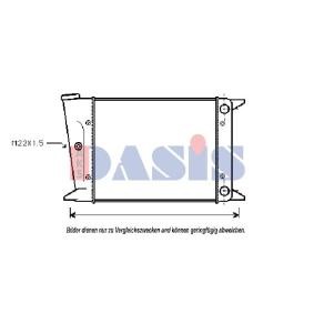 Acquista Radiatore motore da AKS DASIS 040120N a buon mercato per soli 63,53 €