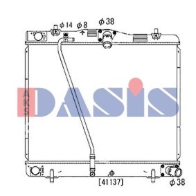 Köp Intercooler av AKS DASIS 047140N till det låga priset 2297,54 kr