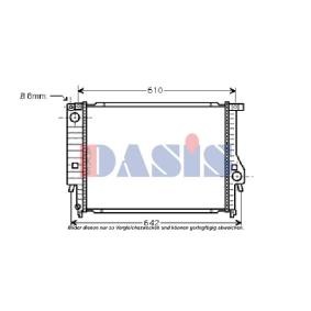 Achetez des Radiateur du moteur AKS DASIS 050007N à prix pour 101,84 €