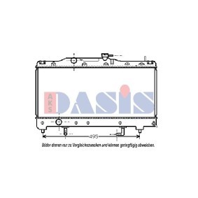Achetez des Radiateur du moteur AKS DASIS 050039N à prix pour 106,50 €