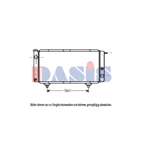Achetez des Radiateur du moteur AKS DASIS 060160N à prix pour 105,94 €