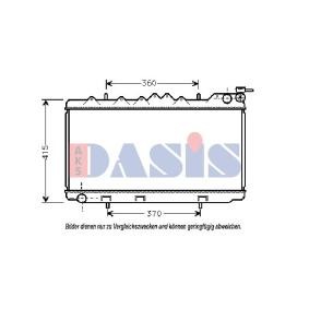 Achetez des Radiateur du moteur AKS DASIS 070940N à prix pour 80,30 €