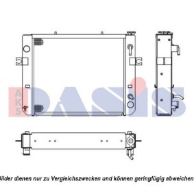 Achetez des Radiateur du moteur AKS DASIS 071220N à prix pour 222,01 €