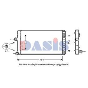 Achetez des Radiateur du moteur AKS DASIS 080048N à prix pour 59,22 €