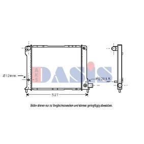 Achetez des Radiateur du moteur AKS DASIS 080260N à prix pour 144,34 €