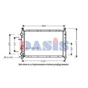 Achetez des Radiateur du moteur AKS DASIS 080950N à prix pour 69,57 €