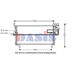 Achetez des Condenseur, climatisation AKS DASIS 082120N à prix pour 199,79 €