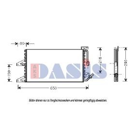 Achetez des Condenseur, climatisation AKS DASIS 082310N à prix pour 62,46 €