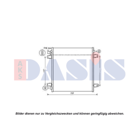 Achetez des Intercooler AKS DASIS 087040N à prix pour 170,56 €