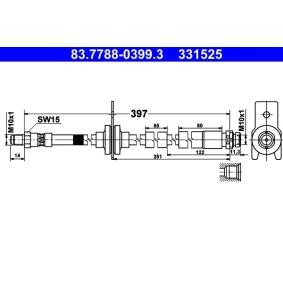 Comprar Latiguillo de freno de ATE 83.7788-0399.3 a bajo precio de 14,64 €