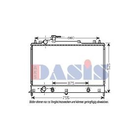 Achetez des Radiateur du moteur AKS DASIS 110063N à prix pour 134,10 €
