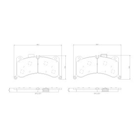 Comprar Juego de pastillas de freno de BREMBO P 85 183 a bajo precio de 125,48 €