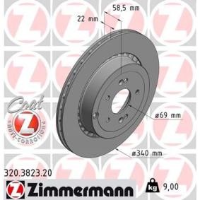Osta Jarrulevy ZIMMERMANN:llä 320.3823.20 edullisesti hintaan 84,08 €
