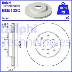 Osta Jarrulevy DELPHI:llä BG5132C edullisesti hintaan 48,75 €