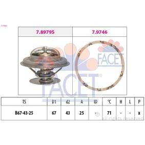 Acquista Termostato motore da FACET 7.7942 a buon mercato per soli 21,24 €