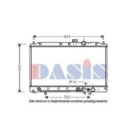 Acquista Radiatore motore da AKS DASIS 140054N a buon mercato per soli 94,38 €