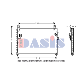 Acquista Radiatore motore da AKS DASIS 140060N a buon mercato per soli 80,70 €