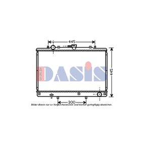 Acquista Radiatore motore da AKS DASIS 140071N a buon mercato per soli 98,78 €