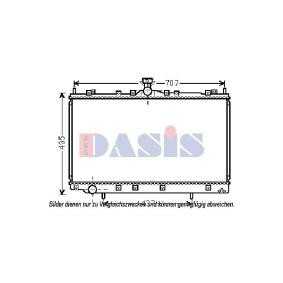Achetez des Radiateur du moteur AKS DASIS 140097N à prix pour 93,25 €